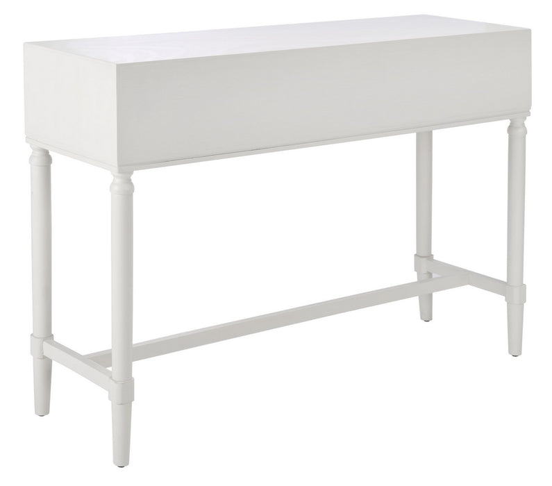 Aliyah 4 Drawer White Console Table - Cool Stuff & Accessories
