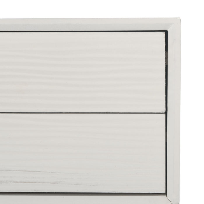 Aliyah 4 Drawer White Console Table - Cool Stuff & Accessories