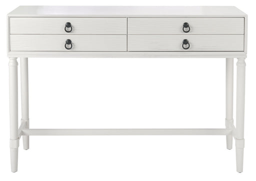 Aliyah 4 Drawer White Console Table - Cool Stuff & Accessories