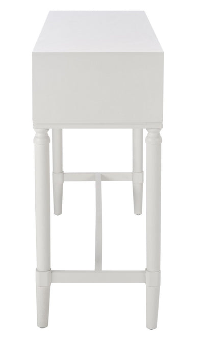 Aliyah 4 Drawer White Console Table - Cool Stuff & Accessories