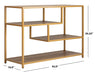 Reese Geometric Console Table/Gold - Cool Stuff & Accessories