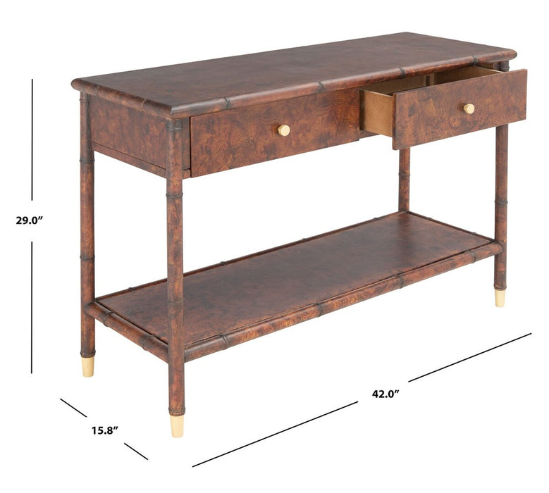Tudor 2 Drawer 1 Shelf Console Table - Cool Stuff & Accessories
