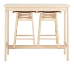 Colbie 3 Piece Pub Set/White Oak - Cool Stuff & Accessories