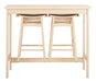 Colbie 3 Piece Pub Set/White Oak - Cool Stuff & Accessories