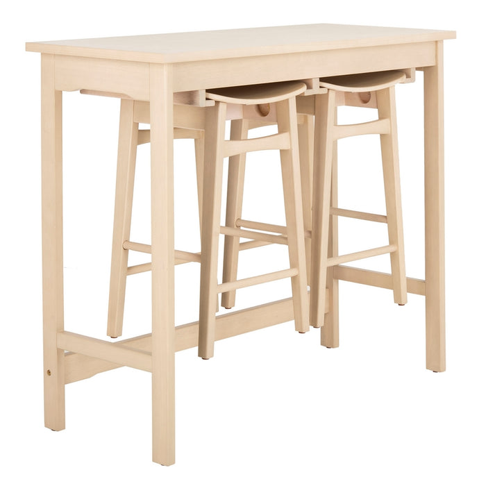 Colbie 3 Piece Pub Set/White Oak - Cool Stuff & Accessories