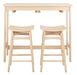 Colbie 3 Piece Pub Set/White Oak - Cool Stuff & Accessories