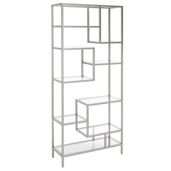 Ramie 10 Shelf Etagere/ Silver