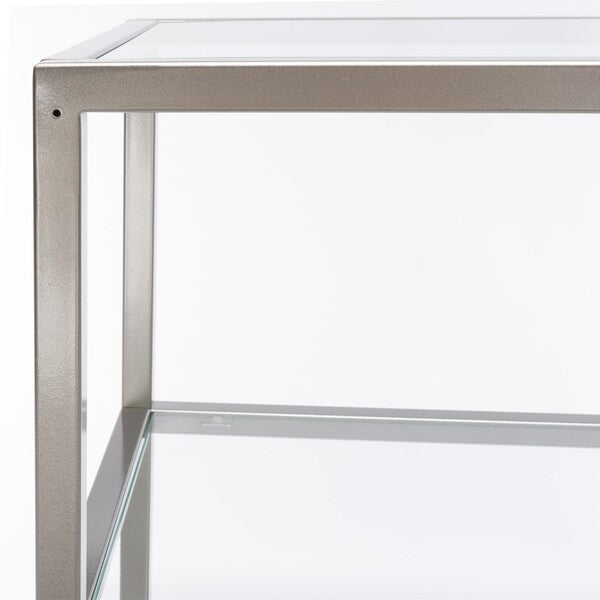 Ramie 10 Shelf Etagere/ Silver