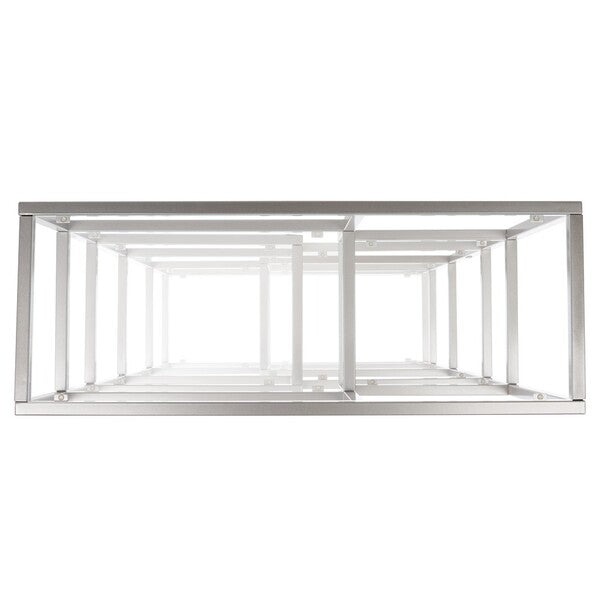 Ramie 10 Shelf Etagere/ Silver