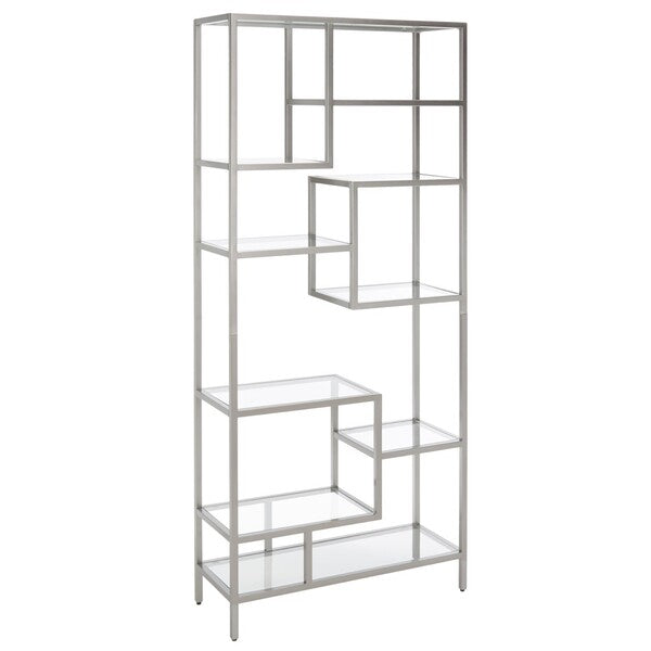 Ramie 10 Shelf Etagere/ Silver