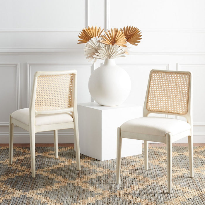 Reinhardt Rattan Dining Chair White - Cool Stuff & Accessories