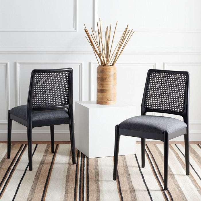 Reinhardt Rattan Dining Chair Black/ Grey - Cool Stuff & Accessories