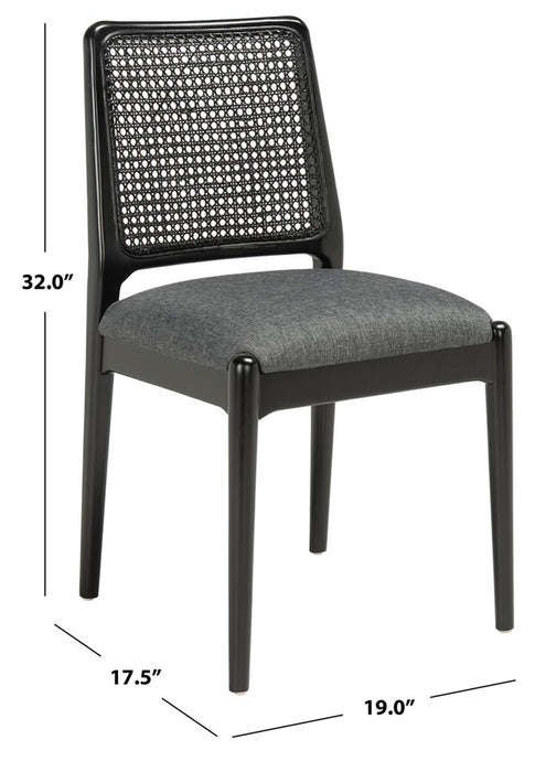 Reinhardt Rattan Dining Chair Black/ Grey - Cool Stuff & Accessories
