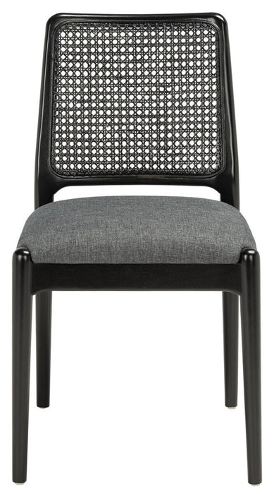 Reinhardt Rattan Dining Chair Black/ Grey - Cool Stuff & Accessories