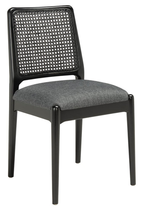 Reinhardt Rattan Dining Chair Black/ Grey - Cool Stuff & Accessories