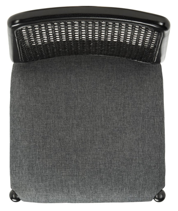 Reinhardt Rattan Dining Chair Black/ Grey - Cool Stuff & Accessories