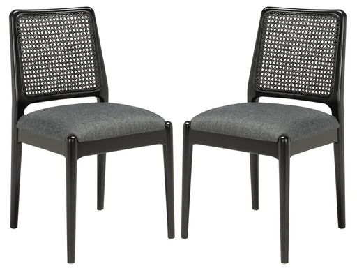 Reinhardt Rattan Dining Chair Black/ Grey - Cool Stuff & Accessories