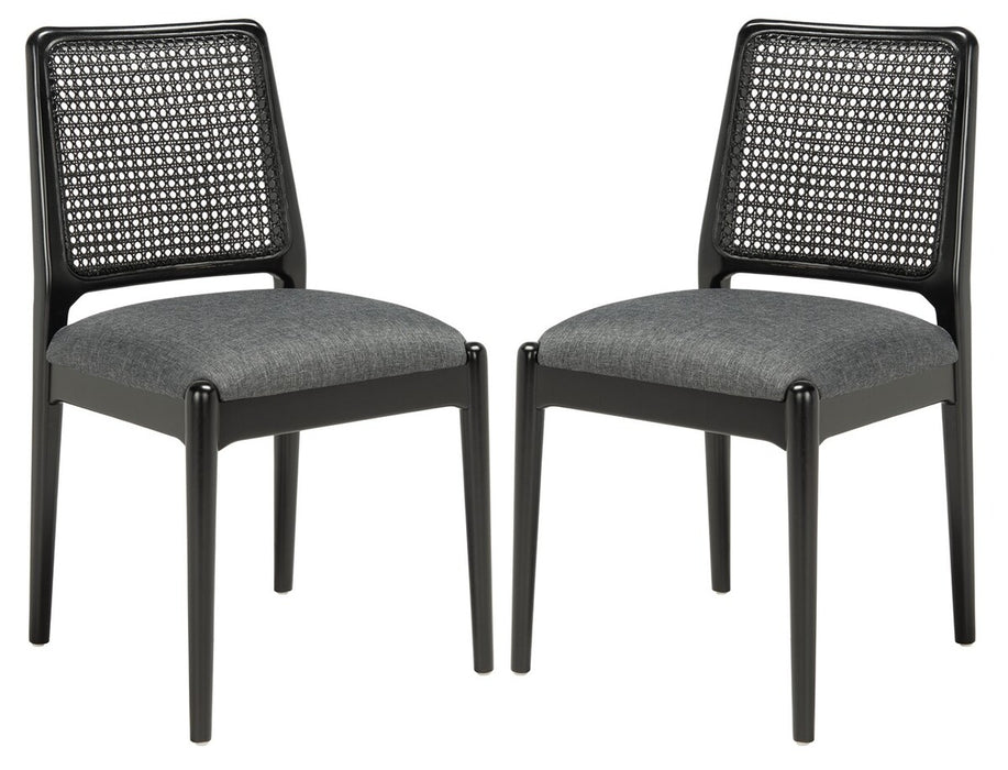 Reinhardt Rattan Dining Chair Black/ Grey - Cool Stuff & Accessories