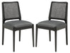Reinhardt Rattan Dining Chair Black/ Grey - Cool Stuff & Accessories