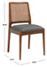 Reinhardt Rattan Dining Chair Brown/Grey - Cool Stuff & Accessories