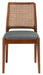 Reinhardt Rattan Dining Chair Brown/Grey - Cool Stuff & Accessories