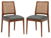 Reinhardt Rattan Dining Chair Brown/Grey - Cool Stuff & Accessories