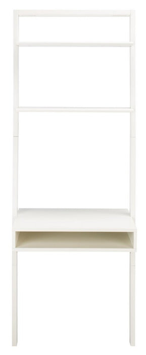 Kamy 2 Shelf Leaning Desk/ White - Cool Stuff & Accessories