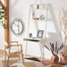 Kamy 2 Shelf Leaning Desk/ White - Cool Stuff & Accessories