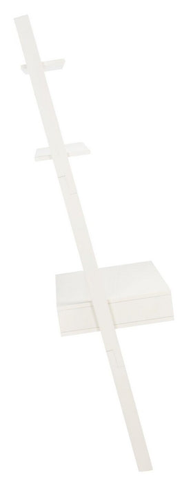 Kamy 2 Shelf Leaning Desk/ White - Cool Stuff & Accessories