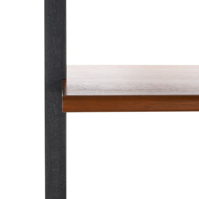 Kamy 2 Shelf Leaning Desk/ Honey Brown - Cool Stuff & Accessories