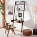 Kamy 2 Shelf Leaning Desk/ Honey Brown - Cool Stuff & Accessories