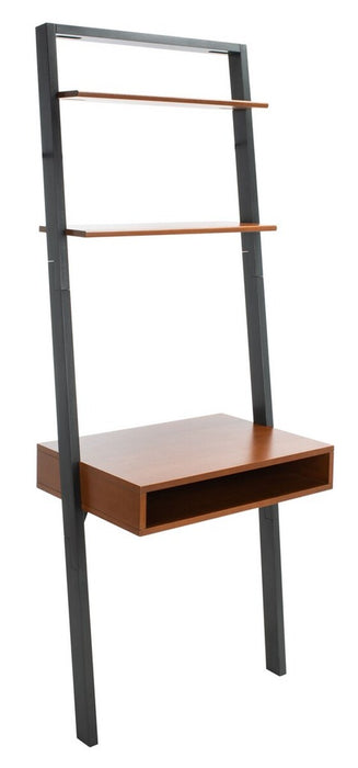 Kamy 2 Shelf Leaning Desk/ Honey Brown - Cool Stuff & Accessories