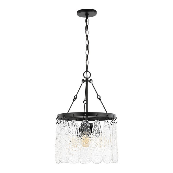 Thryssa Chandelier/Black/Clear