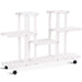 4-Tier Wood Casters Rolling Shelf Plant Stand - Cool Stuff & Accessories