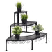 3-Tier Corner Metal Flower Ladder Plant Stand - Cool Stuff & Accessories