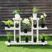 4-Tier Wood Casters Rolling Shelf Plant Stand - Cool Stuff & Accessories