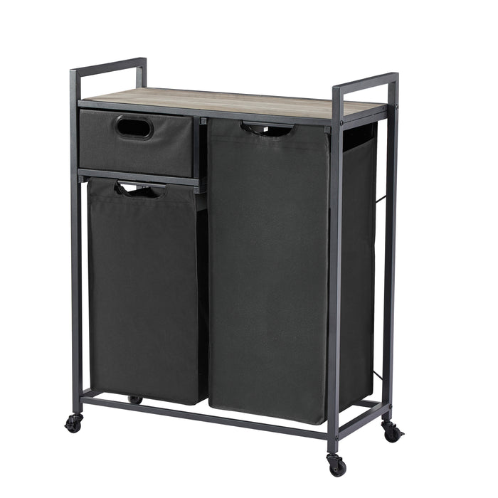 JHX Laundry Basket/ Grey