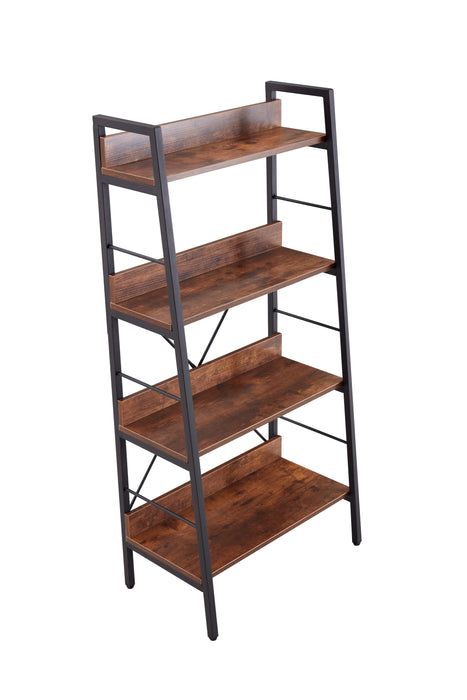 4 Layer Display Bookshelf/ Brown