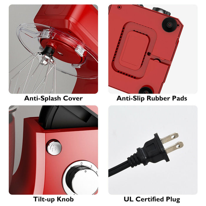 3 in 1 Multi functional Food Stand Mixer/ Red