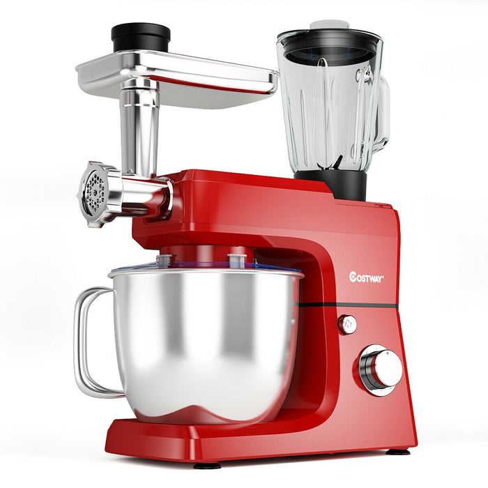 3 in 1 Multi functional Food Stand Mixer/ Red