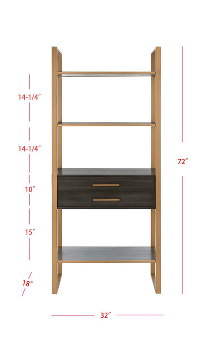 Skylar 4 Tier 1 Drawer Etagere - Cool Stuff & Accessories