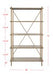 Rigby 5 Tier Etagere/Rustic Oak - Cool Stuff & Accessories