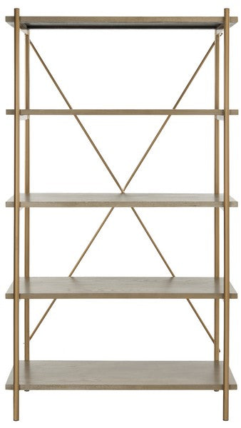 Rigby 5 Tier Etagere/Rustic Oak - Cool Stuff & Accessories