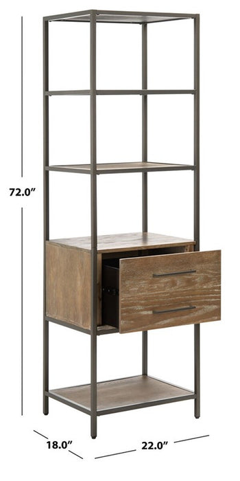 Jola 5 Shelf 1 Drawer Etagere - Cool Stuff & Accessories