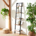 Allaire 5 Tier Leaning Etagere/Honey Brown - Cool Stuff & Accessories