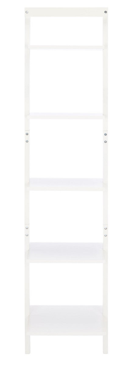 Allaire 5 Tier Leaning Etagere/White - Cool Stuff & Accessories