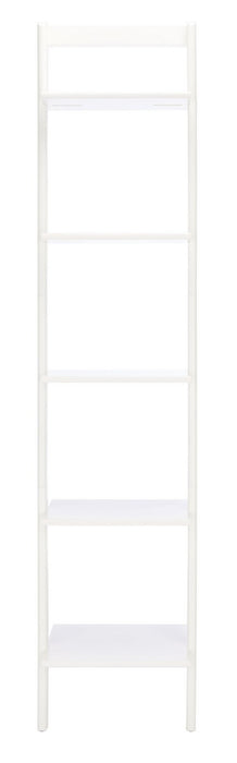 Allaire 5 Tier Leaning Etagere/White - Cool Stuff & Accessories