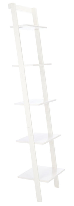 Allaire 5 Tier Leaning Etagere/White - Cool Stuff & Accessories