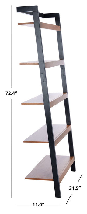 Beauregard 5 Tier Leaning Etagere/Natural - Cool Stuff & Accessories