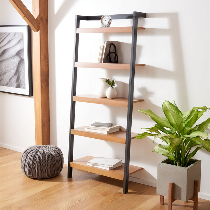 Beauregard 5 Tier Leaning Etagere/Natural - Cool Stuff & Accessories